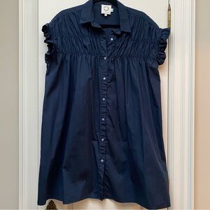 LiLi Sidonio Ruffled Button-Down Summer Dress
